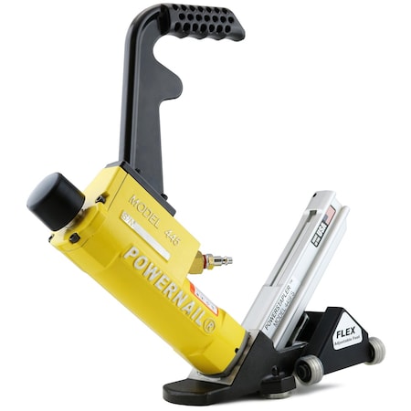 445FSPRLSW Pneumatic 15.5-Gauge Flooring Stapler w/ Adjustable Rolling Base MPN:445FSPRLSW
