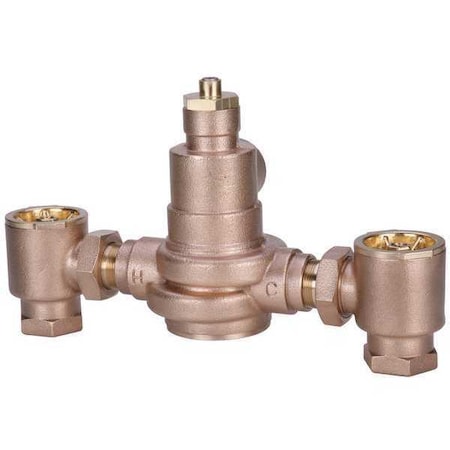 Mixing Valve, Brass, 144 gpm MPN:1 1/4 x 1 1/2 LFMM434-1