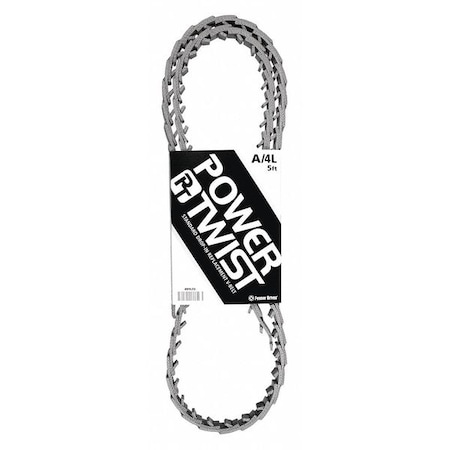 Link V-Belt, 5 ft. Outside Length, 1/2 in Top Width, 1/2 in Thickness, 0 Ribs MPN:0428035