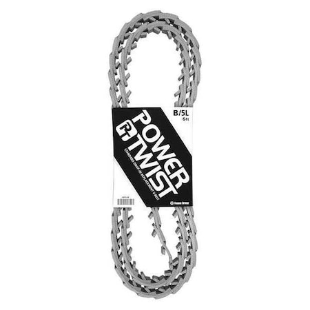 Link V-Belt, 6 ft. Outside Length, 5/8 in Top Width, 5/8 in Thickness, 0 Ribs MPN:0428056