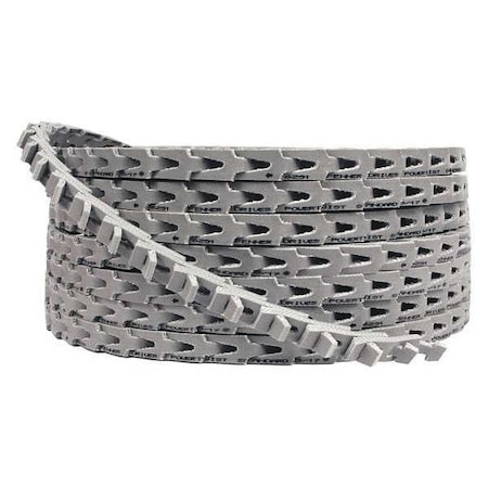 Link V-Belt, 25 ft. Outside Length, 1/2 in Top Width, 1/2 in Thickness, 0 Ribs MPN:0450125