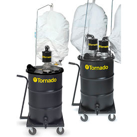 Tornado® Dual Air Jumbo Series Wet/Dry Industrial Vacuum Black 95962