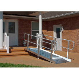 PVI OnTrac Ramp with Handrails XPS736 - 7'L x 36