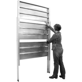Prairie View Aluminum Retractable Shelving Unit 48