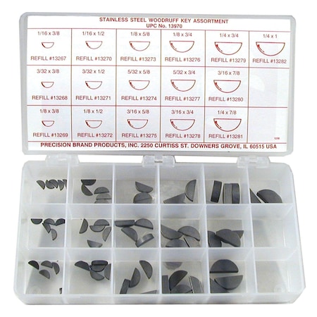 Woodruff Key Kit MPN:12940