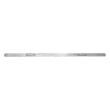 Feeler Gauge, SS, 0.001in, PK12 MPN:77120