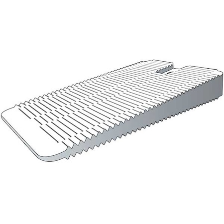 Wedge Shims, Flexible, White, PK200 MPN:48805