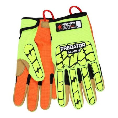 Mechanics Gloves, Cut Level A9, Polyurethane, None, M 1 PR MPN:PD4900M