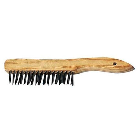 Wire Brush, Shoe Handle, 4x16, PK12 MPN:416