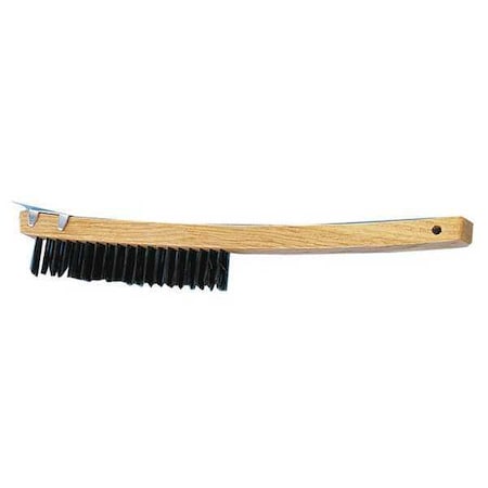 Wire Brush w/ Scrapr, Bent Hndl, 3x19, PK12 MPN:319SC