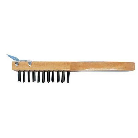 Wire Brush w/ Scrapr, Shoe Hndl, 4x1, PK12 MPN:416SC