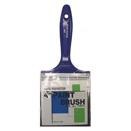 4 in Wall Soft, Polyester Bristle, Paint Brush, Plastoc Handle MPN:267-W-40