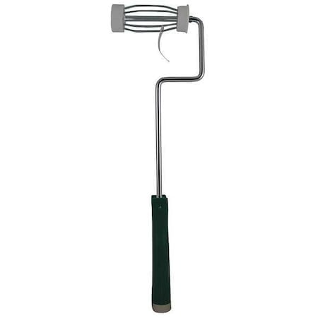 Paint Roller Frame, 5 Wire Cage, Plastic Handle, 4