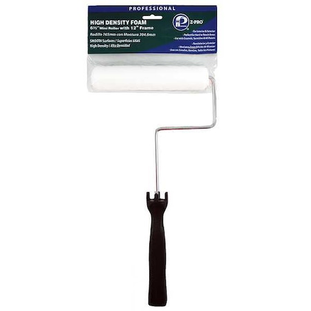 Mini Paint Roller Frame, Cageless, Plastic Handle, 6-1/2