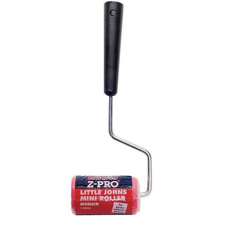 Paint Roller Frame & Cover, Cage, Plastic Handle, 3