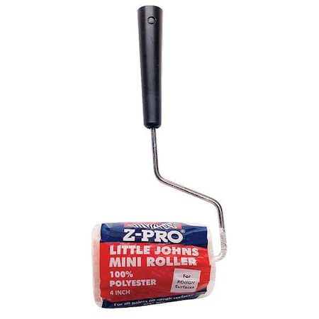 Paint Roller Frame & Cover, Cage, Plastic Handle, 4