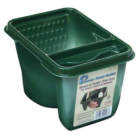 PET Recycled Plastic Paint Bucket, 1 pt, 5 1/2