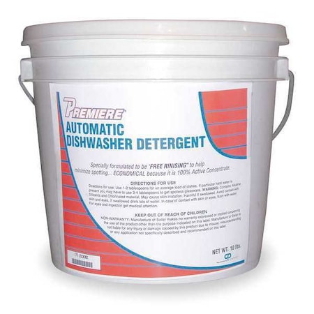 Automatic Dishwasher Detergent, 10 lb. MPN:CRE010PL-GR