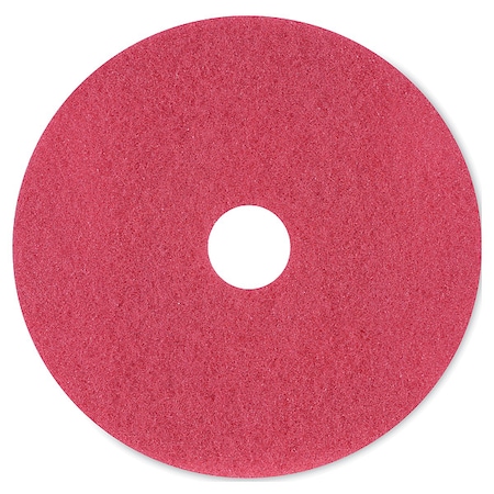 Floor Pads, Buffing, 20in, Red, PK5 MPN:PAD 4020 RED