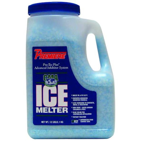 12 lb Jug Ice Melt, Granular, -8 Degrees F, Blue MPN:CPM012JG-GR