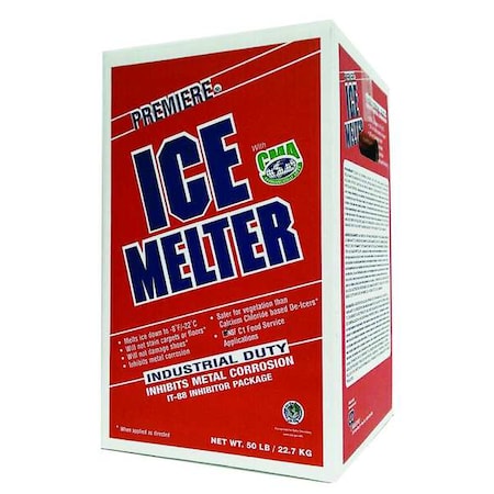 50 lb Carton Ice Melt, Granular, -8 Degrees F, Blue MPN:CPM050P