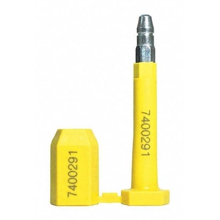 Premium Bolt Seal, 8mm, Yellow, PK50 MPN:MS-B8Y
