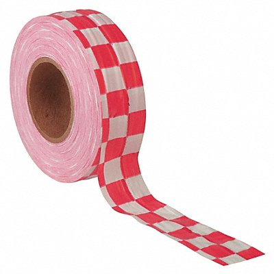 Flagging Tape White/Red 300ft x 1-3/8 In MPN:CKWR-200