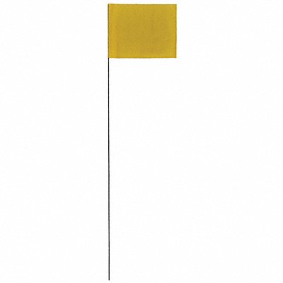 Marking Flag Yellow Blank PVC PK100 MPN:4536Y-200 Marking Flag Yellow Blank PVC PK100 MPN:4536Y-200