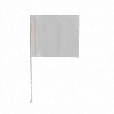 Marking Flag Clear Blank PVC PK100 MPN:F4524CLR-200