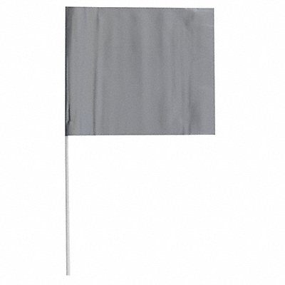 Marking Flag Silver Blank PVC PK100 MPN:F4524SV-200