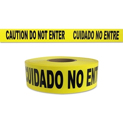 Caution Do Not Enter - Yellow 2MIL MPN:SB3102Y9