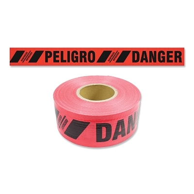 Reinforced Danger Peligro Tape 3