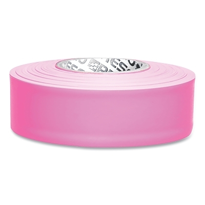 1-3/16X300' Pink Flagging Tape Roll MPN:TFP