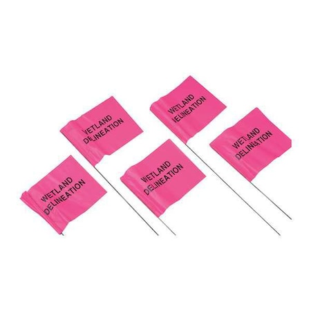 Marking Flag, PVC, Wetland Delineation, 4