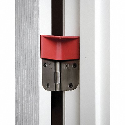 Door Wedge Red Reinforced Thermo-Plastic MPN:PVDS02