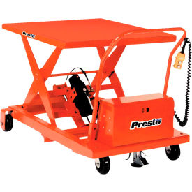 PrestoLifts™ Portable Electric Scissor Lift XBP24-10 1000 Lb. Cap. 24x36 XBP24-10