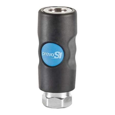 Industrial Safety Coupler, 1/4 in FNPT MPN:ISI 081201