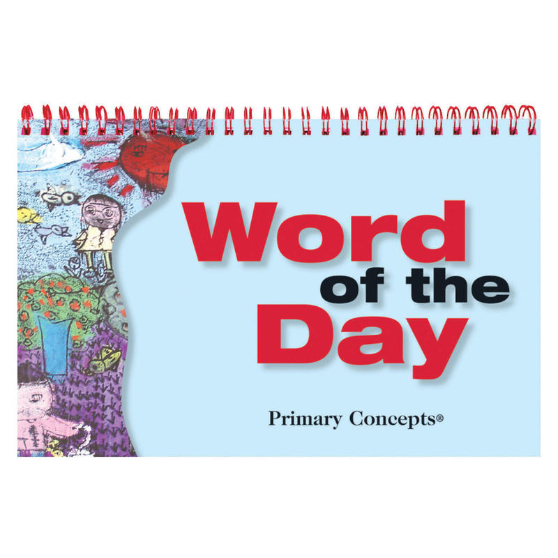 Primary Concepts Word Of The Day Flip Chart, Kindergarten To Grade 3 MPN:PC-1272