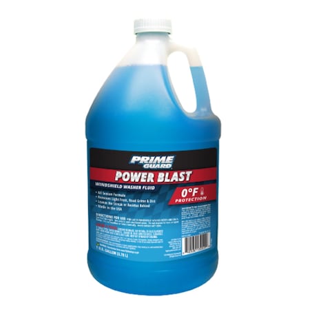 Prime Guard 0 Degree F Power Blast Blue Wash Windshield Washer Fluid - Gallon MPN:PRIM91806