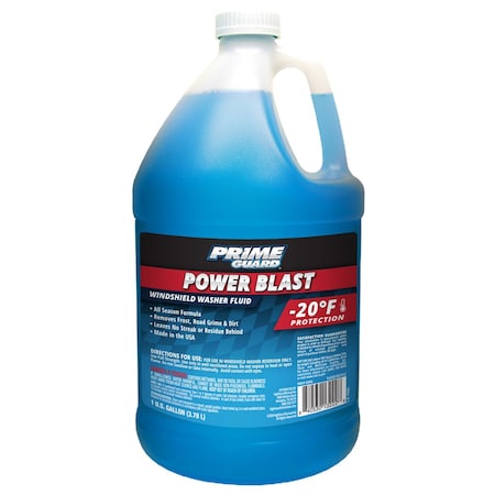 Prime Guard -20 Degree F Power Blast Blue Wash Windshield Washer Fluid - Gallon MPN:PRIM92006