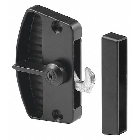 Deluxe Latch and Pull, 2-3/8 in., Diecast Construction, Painted Black (Single Pack) MPN:A 155