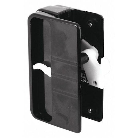 Black Plastic Sliding Screen Door Handle, for Anjac Doors (Single Pack) MPN:A 156