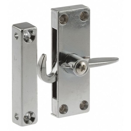 Sliding Screen Door Latch, Left Hand, Chrome Diecast (Single Pack) MPN:A 184