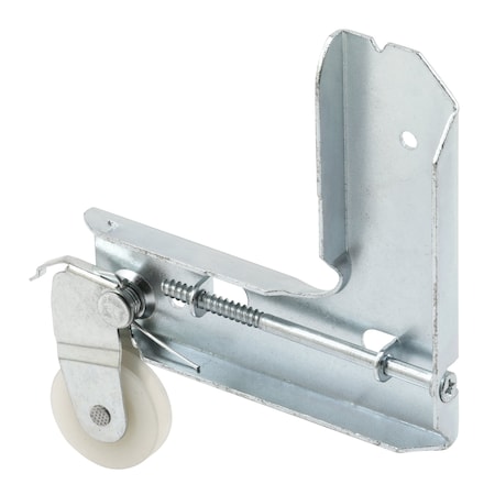 Sliding Screen Door Stamped Aluminum Corner with High Density Polyethylene Roller (Single Pack) MPN:B 604