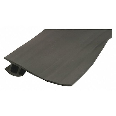 7/8 in. to 1-3/8 in. x 7 ft., Black Vinyl Sliding Screen Door Weatherstrip (Single Pack) MPN:B 621