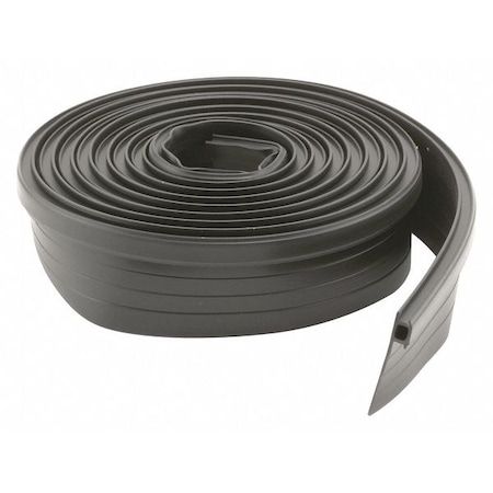 7/8 in. to 1-3/8 in. x 7 ft. Black Vinyl Sliding Screen Door Weatherstrip (Single Pack) MPN:B 660