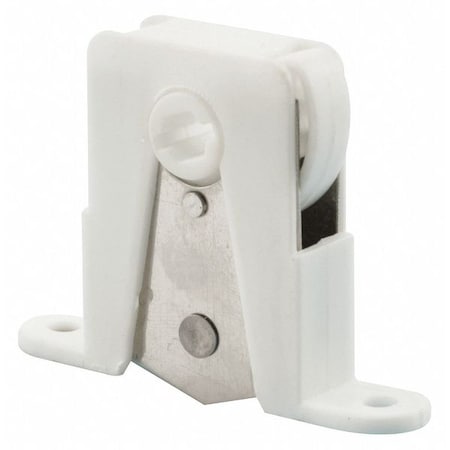 White Plastic Housing with Stainless Steel Sliding Screen Door Roller (2 Pack) MPN:B 751
