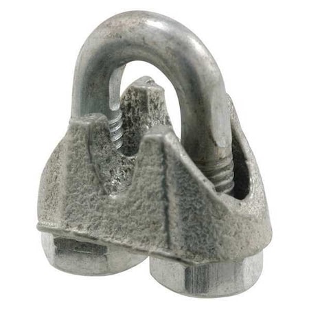 Cable Clamp, Steel, 1/16 in Bundle Dia., Gray, 1/16 in L, 1 PR MPN:GD 12251