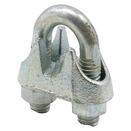 Cable Clamp, Steel, 5/16 in Bundle Dia., Gray, 5/16 in L, 1 PR MPN:GD 12252