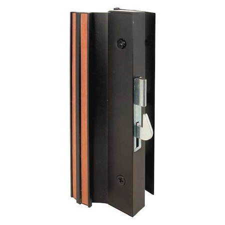 Sliding Glass Door Handle Set, 4-15/16 in., Extruded Aluminum, Black (Single Pack) MPN:C 1001